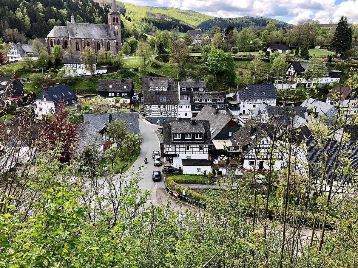 Berghotel Natura Bed & Breakfast Winterberg Bagian luar foto
